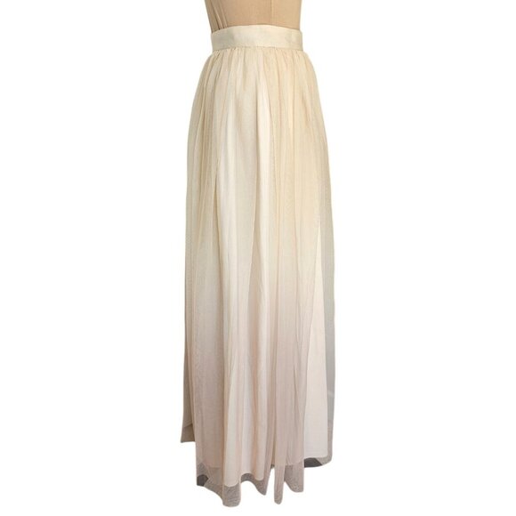Lauren Conrad Runway Light Ombre Tule Long Length Skirt Sz 4 - Picture 3 of 8